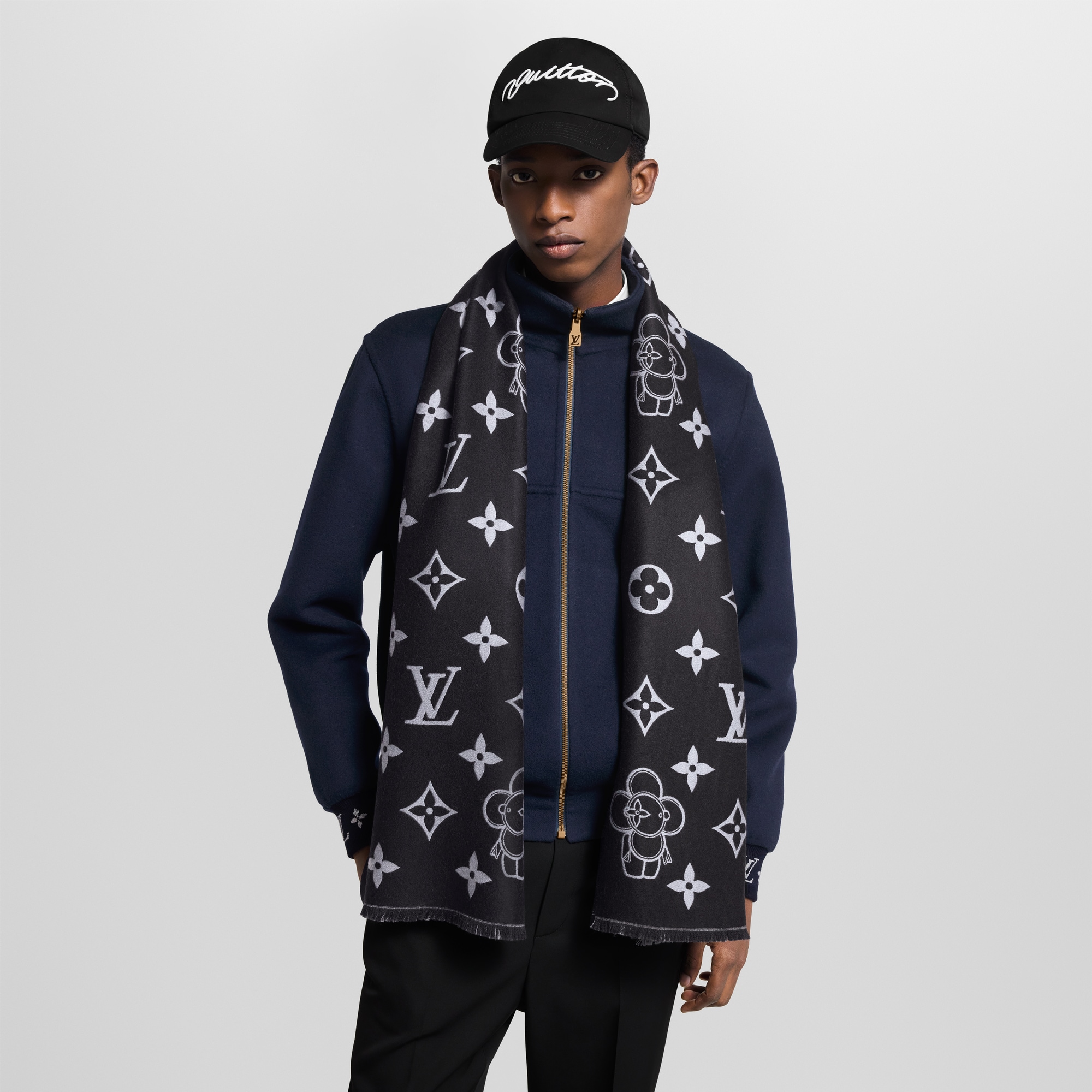 Monogram Vivienne Scarf S00 - Super Lucky Day - For Him | LOUIS